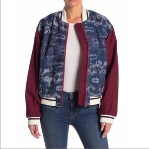 We The Free Varsity of Dreams Bomber Jacket Sz XS